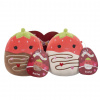 SQUISHMALLOWS 1+1 Jahody v čokoláde - Scarlet