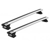 Příčníky Thule Dacia Duster II 2014-2017 s podélníky, Evo WingBar stříbrné (Thule Evo WingBar stříbrné 7106 + 7111 + kit 6005)