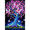 Diamantový obraz Strom života s motýľmi