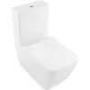 VILLEROY & BOCH Venticello WC misa kombi s hlbokým splachovaním bez vnútorného okraja, zadný odpad, 375 x 700 mm, biela alpská, 4612R001