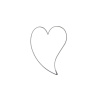 Kovová vykrajovačka - Srdce opité