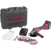 WORCRAFT® AKU bruska úhlová CAG-S20LiBH BRUSHLESS 125 mm, 20 V ShareSYS, baterie Li-ion 4 Ah, nabíječka, kufr