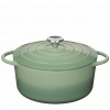 Litinový hrnec kulatý Provence 26 cm světle zelený - Küchenprofi Solingen (Litinový Hrnec na pečení Provence kulatý 26 cm světle zelený - Küchenprofi Solingen)