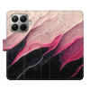 Flip pouzdro iSaprio - Xiaomi 15T Pro - BlackPink Marble s kapsičkami na karty (Flipové knížkové pouzdro, obal, kryt iSaprio s přihrádkami na karty a motivem)