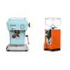 Ascaso Dream PID, Kid Blue + Eureka Mignon Specialita, CR orange