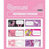 Štítok na zošity Pulse 30ks Školské papiere pre dievčatá Pulse 220259 Pulse
