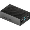 Joy-it RB-AlucaseP5-01B SBC skriňa Raspberry Pi® hliník čierna; RB-AlucaseP5-01B