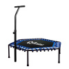 INLEA FITNESS Trampolína 130 cm s madlom - modrá