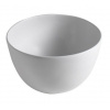 Sapho DOME keramické umývadlo na dosku vysoké, Ø 45,5cm, biela WH030
