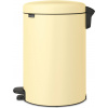 Odpadkový kôš s pedálom NewIcon 20 l svetložltý