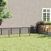 zahrada-XL Koterec pre psy čierny 20 m² oceľ 3082117