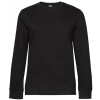 B&C Unisex mikina cez hlavu WW01Q Black Pure XS