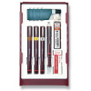Súprava technických pier Isograph Rotring College Set - 0,25, 0,35 a 0,5 mm a mikroceruzka Tikky