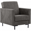 MEBLINE Kreslo SELVA B manila dark grey čierne