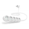 CONNECT IT prodlužovací kabel 230 V, 5 zásuvek, 2 m, bez vypínače (bílý) CI-1317
