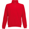 Fruit of the Loom Mikina Premium Zip Neck Sweat s 1/4 zipem COT-16203200402 M Červená