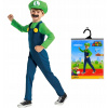 Kostým Luigi Fancy Nintendo licencia veľkosť M (7-8 rokov) 125-135