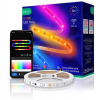 inteligentný led pásik 12v 40led/m ip44 18w rgb nous f4 5m wifi tuya