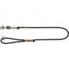 BE NORDIC kulaté vodítko, L-XL: 1.00 m/ ? 13 mm, černá/písková