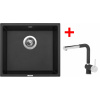 Sinks Frame 457 Granblack + Mix 3 P GR