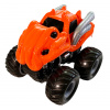 Monster truck na zotrvačník 13 cm oranžový