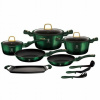 Emerald Collection BH-6066 Sada nádobí s titanovým povrchem 12+2 ks
