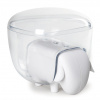 Dóza se zásuvkou SheepShape Container 10227, bílá/průhledná QUALY DESIGN