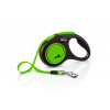 Flexi New Neon páska S 5 m max. 15 kg zelenmé