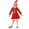 Kostým pre dievča - Mikołajka Party Tino kostým 116-122 (Super Santa Claus outfit pre deti vo veku 4-6 rokov)