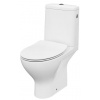 Cersanit MODUO WC-Kombi zadný odpad 3/5 CLEAN ON+sed.SLIM DP,SC,EO, Biela K116-029 K116-029