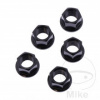 JMP Matica Rozeta sada JMP BOLT M12X1.25MM VA A4 čierna pre Honda VT750 DC RC48 Black Widow 2000-2003