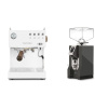 Ascaso Steel DUO PID, White&Wood + Eureka Mignon Specialita, CR anthracite