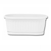 Samozavlažovací truhlík biely - 22 cm - 1 ks