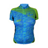 HAVEN Cyklistický dres s krátkym rukávom - SINGLETRAIL WOMEN - modrá/zelená L