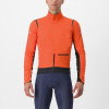 CASTELLI pánská bunda Alpha Doppio RoS, red orange/black reflex-black M