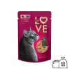 My Love kapsička pre mačky ragú s králikom a morčacím mäsom v omáčke 85g