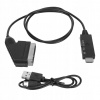 HDMI NA SCART PREVODNÍK KÁBEL PRE TV VHS VCR DVD