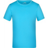 James & Nicholson | JN 358K, Detské žerzejové športové tričko, modrá turquoise, M