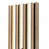 Lamelový panel s lineárnym osvetlením - 48,4 cm - Prírodný dub Fornitury Odtieň dosky: K365 HP