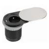 Zásuvka do nábytku s USB nabíjaním SLIDE BN - Brúsená nerez FRENCH