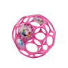 OBALL Hračka Oball RATTLE 10 cm Variant: OBALL Hračka Oball RATTLE 10 cm dark pink 0m+