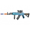 Wiky Kulomet s 12 pěnovými náboji a efekty 62 cm
