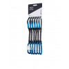 Lezecké expresky Climbing Technology Lime B Set M-DY 12 cm 6-pack - anthracite/blue