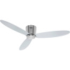 CasaFan ECO PLANO II 132 BN-SI WiFi stropný ventilátor, 28 W, (Ø x v) 132 cm x 160 mm, chróm (kartáčovaný), 313280W; 313280W