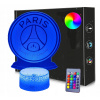 PSG Paris Saint-Germain 3D LED USB + lampa diaľkového ovládania (Adidas Manchester United Bottle H62459 Fľaša na vodu (750)