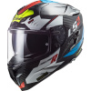 LS2 Helmets LS2 FF327 CHALLENGER CT2 SPORTY WHITE - XXS