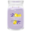 YANKEE CANDLE Signature, sklo, 2 knôty Lemon Lavender 567 g