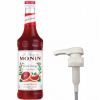 Barmanský sirup MONIN Blood Orange ČERVENÁ ORANŽOVÁ 700 ml + Pumpička
