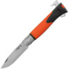 Nôž Opinel N°12 Explore with Fire Starter & Cutting Hook, Inox, oranžový