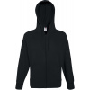 Fruit of the Loom F.O.L. | Lightweight Hooded Sweat Jacket Pánska mikina s kapucňou_16.2144 Farba: black, Veľkosť: XXL